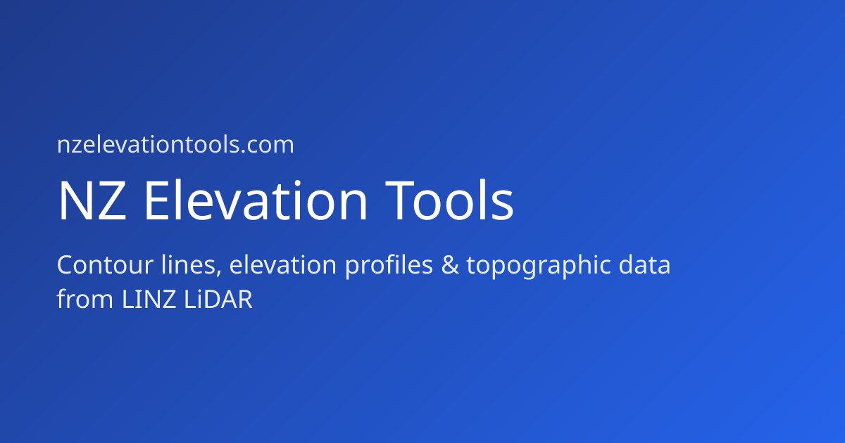 nzelevationtools.com image